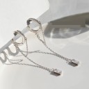 Boucles d'oreilles créoles pour femmes H869 5