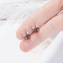 Boucles d'oreilles de Noël pour femmes renne 2