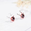 Boucles d'oreilles de Noël pour femmes renne 5