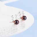 Boucles d'oreilles de Noël pour femmes renne 6