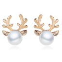 Boucles d'oreilles de Noël renne 2