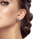 Boucles d'oreilles dragon en argent 925 pour femmes Bijoux de mode Cadeaux boucles d'oreilles rondes symbole de force, de courage, de mystère et de protection 2