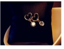 Boucles d'oreilles élégantes - Cœur avec pierre 5