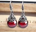 Boucles d'oreilles élégantes en argent pour femmes 5