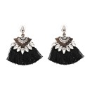 Boucles d'oreilles élégantes en forme d'éventail J3491 10