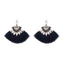 Boucles d'oreilles élégantes en forme d'éventail J3491 17
