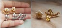 Boucles d'oreilles élégantes fleurs J1920 4