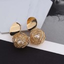 Boucles d'oreilles Élégantes Perle dans un Pelotons 2