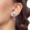 Boucles d'oreilles en argent 925 pour femmes modernes Design délicat pour un port quotidien et des soirées, accessoires de qualité et élégants 2