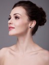 Boucles d'oreilles en argent pour femmes en forme de cœur 7