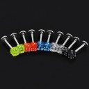 Boucles d'oreilles en cube 20 pcs 5