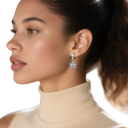 Boucles d'oreilles en étoile de mer en argent sterling 925 pour femmes Bijoux à la mode cadeaux d'anniversaire étoile de mer symbole de renouveau, de résistance et de leadership 2