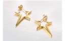 Boucles d'oreilles en forme d'étoile J2024 4