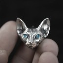 Boucles d'oreilles en forme de chat 1