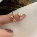 Boucles d'oreilles en forme de cœur pour femmes G1436 4