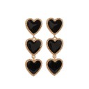 Boucles d'oreilles en forme de cœur pour femmes G535 4