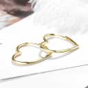 Boucles d'oreilles en forme de cœur pour femmes H861 3