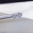 Boucles d'oreilles en forme de cœur pour femmes R113 4