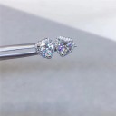 Boucles d'oreilles en forme de cœur pour femmes R113 5