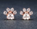 Boucles d'oreilles en forme de patte d'ours pour femmes 1