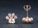 Boucles d'oreilles en forme de patte d'ours pour femmes 2