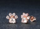 Boucles d'oreilles en forme de patte d'ours pour femmes 4