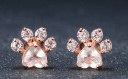 Boucles d'oreilles en forme de patte d'ours pour femmes 5