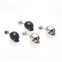 Boucles d'oreilles en forme de tête de mort 1