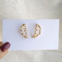 Boucles d'oreilles en perles pour femmes H733 4