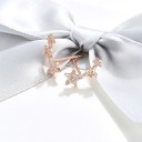 Boucles d'oreilles étoiles pour femmes avec zircons 5