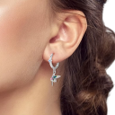 Boucles d'oreilles féériques en argent sterling 925 pour femmes ailes de fées symbole de magie et du monde invisible du royaume féérique, êtres 2
