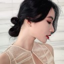 Boucles d'oreilles femme abeille avec perle 3