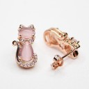 Boucles d'oreilles femme chat 3