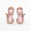 Boucles d'oreilles femme chat 5