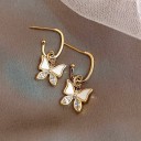 Boucles d'oreilles femme papillon H785 4
