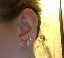 Boucles d'oreilles Femme Papillon J2389 9