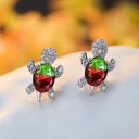Boucles d'oreilles femme tortue 16