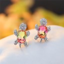 Boucles d'oreilles femme tortue 20