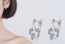 Boucles d'oreilles femmes feuilles 2