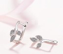 Boucles d'oreilles femmes feuilles 5