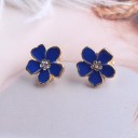 Boucles d'oreilles fleurs pour femmes J185 8