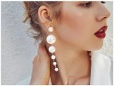 Boucles d'oreilles longues en perles 2