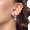 Boucles d'oreilles luminescentes en argent 925 pour femmes Pierre luminescente brille dans l'obscurité pour un charme nocturne 3