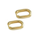 Boucles d'oreilles ovales pour femmes 5