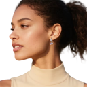 Boucles d'oreilles papillon en argent sterling 925 pour femmes Liberté, transformation et beauté bijoux de mode cadeaux d'anniversaire avec motif naturel 2