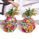 Boucles d'oreilles pendantes ananas pour femmes 1