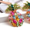 Boucles d'oreilles pendantes ananas pour femmes 6