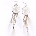 Boucles d'oreilles pendantes attrape-rêves pour femmes 4