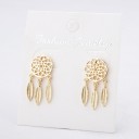 Boucles d'oreilles pendantes attrape-rêves pour femmes G966 4