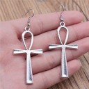 Boucles d'oreilles pendantes croisées pour femmes G467 11